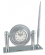 Billable Hour Silver Desk Clock