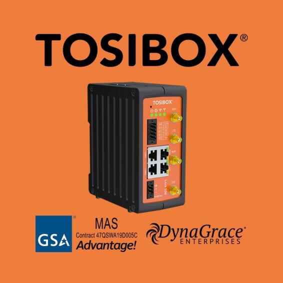 DynaGrace Enterprise Adds TOSIBOX Products To GSA MAS Schedule PR