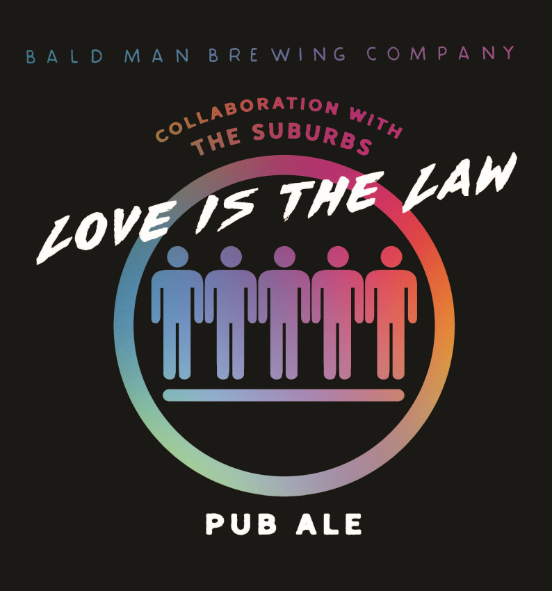 Bald Man Brewing to Release the Suburbs "Love is the Law Pub Ale" on 8/