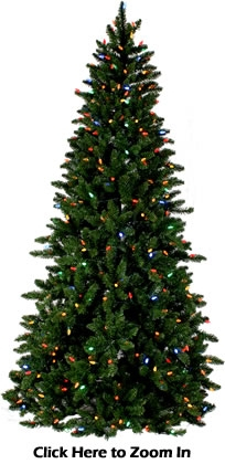 LED Spruce - Pre Lit Artificial Christmas Trees 7.5'