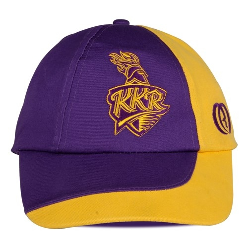 Orosilber Purple Yellow Stylish Kolkata Knight Riders Sporty Cap