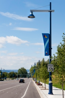 Decorative street light poles
