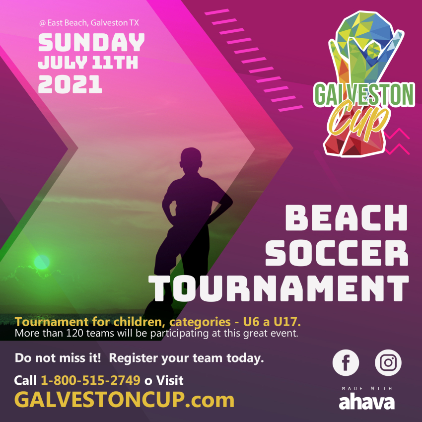 The Best Beach Soccer Tournament Arrives to the City of Galveston