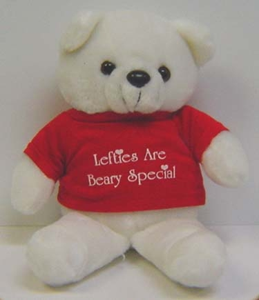 13" Teddy Bear - for Left-handed People
