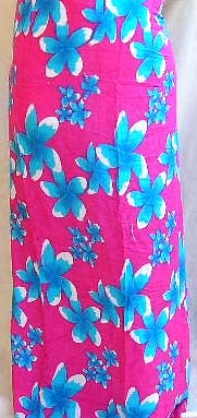 Wholesale skirt online shop-pinkish rayon long skirt with multi blue flowers