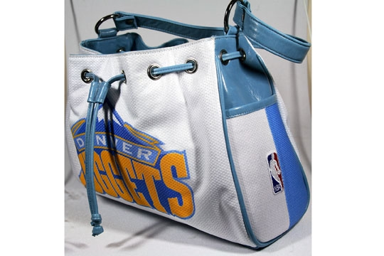 Denver Nuggets Logo NBA Leather Handbag