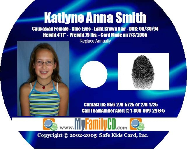 Safe Kids Card CD